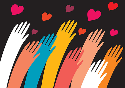 Illustration of hands up in the air indicating they consent to what is being asked of them